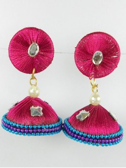 Silk Thread Earrings